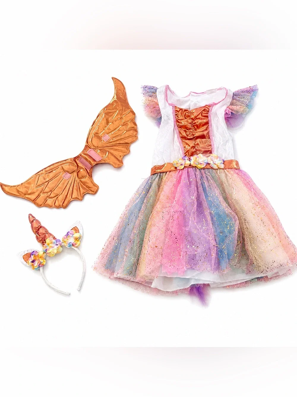 Spirit Shimmering Unicorn Kids Costume - Pink Multicolor